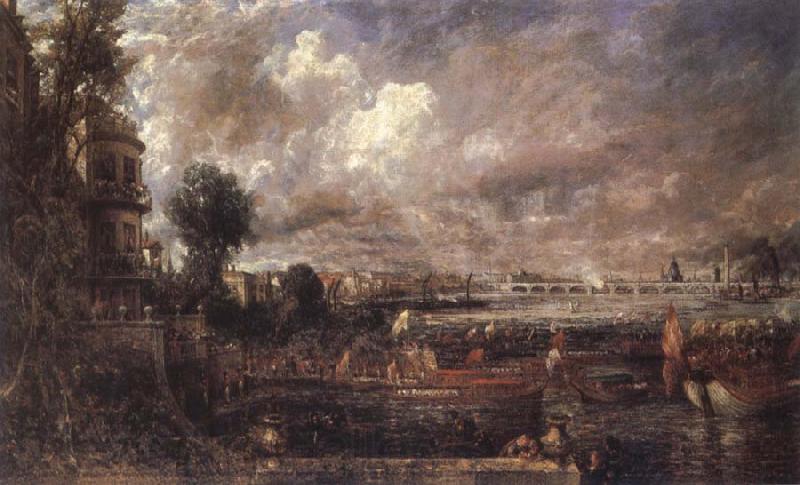 John Constable The Opening of Waterloo Bridge Norge oil painting art